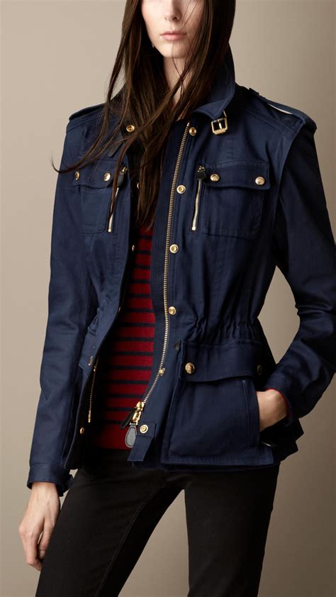 burberry field jacket womens|burberry oversized lightweight parka jacket.